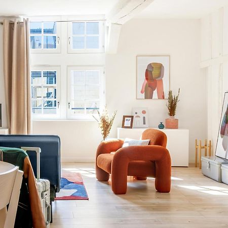 特鲁瓦Le Loft Brunneval - Refuge Arty Du Xvie Siecle公寓 外观 照片