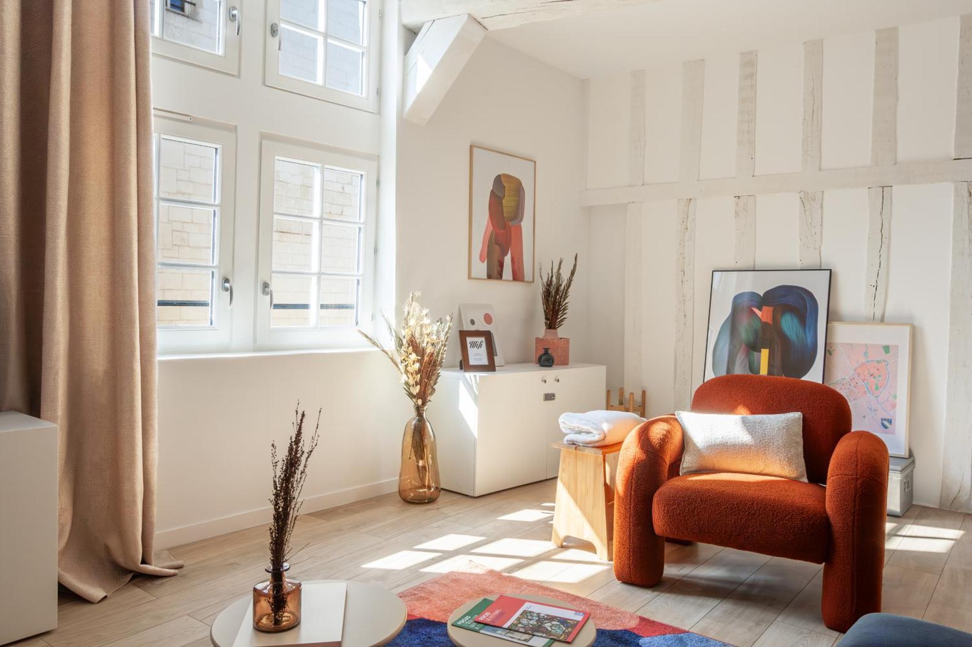 特鲁瓦Le Loft Brunneval - Refuge Arty Du Xvie Siecle公寓 外观 照片