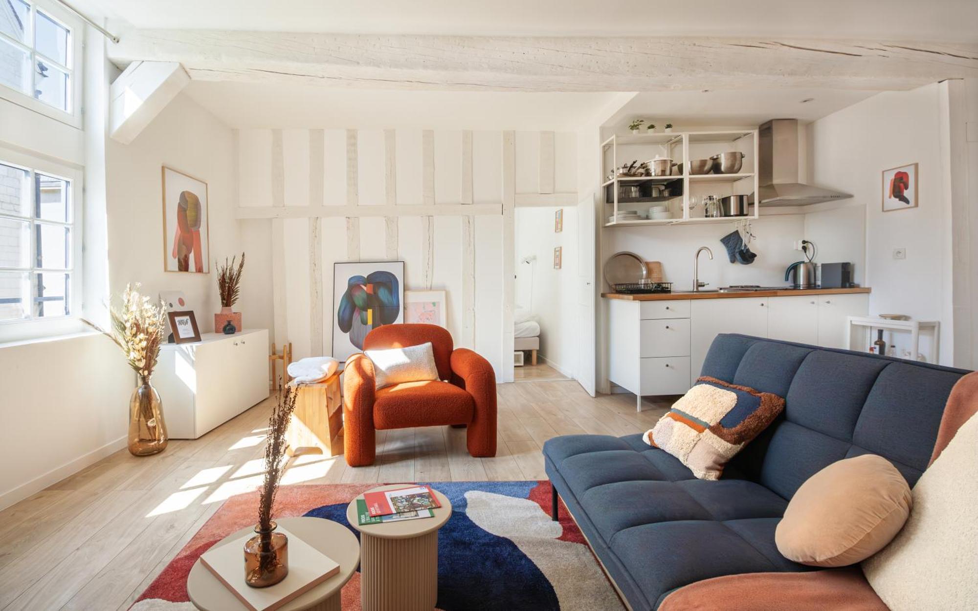特鲁瓦Le Loft Brunneval - Refuge Arty Du Xvie Siecle公寓 外观 照片
